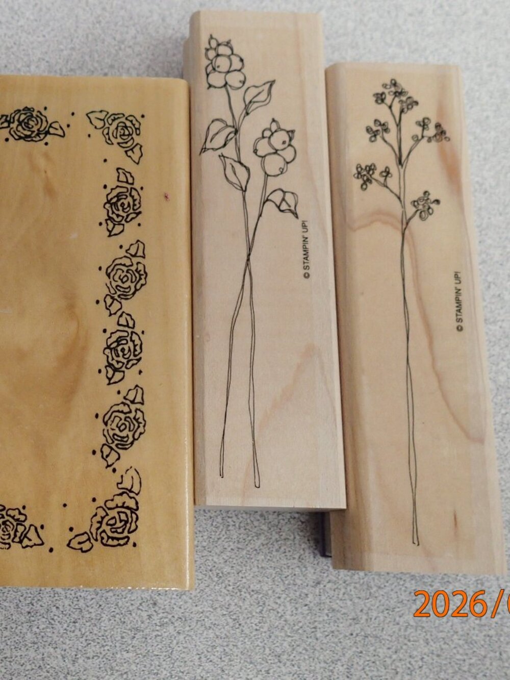 Flowers Set of 4 Stampers